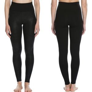 Spanx Red Hot Faux Leather High Rise Leggings